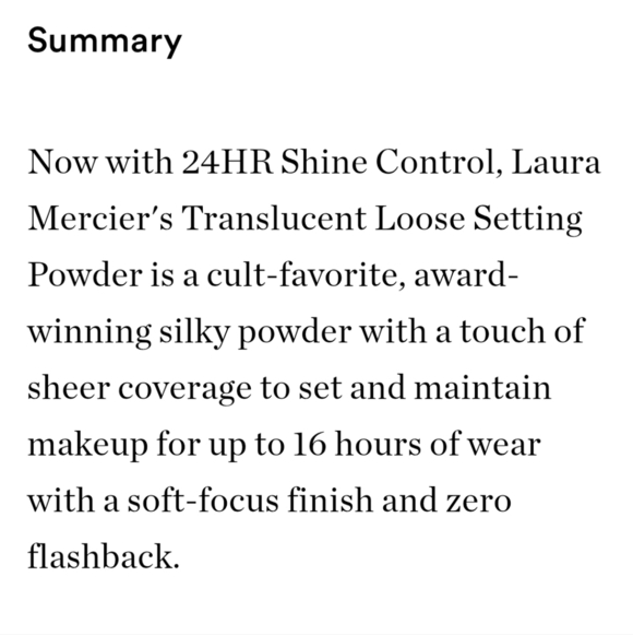 Laura Mercier Delux Mini Translucent Loose Setting Powder & Velour Puff New - Picture 4 of 12